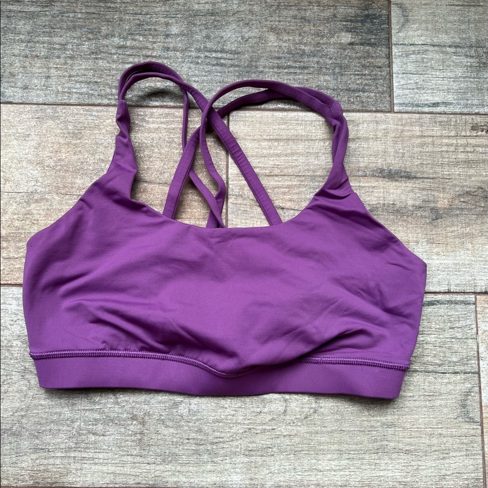 PURPLE LULULEMON SPORTS BRA